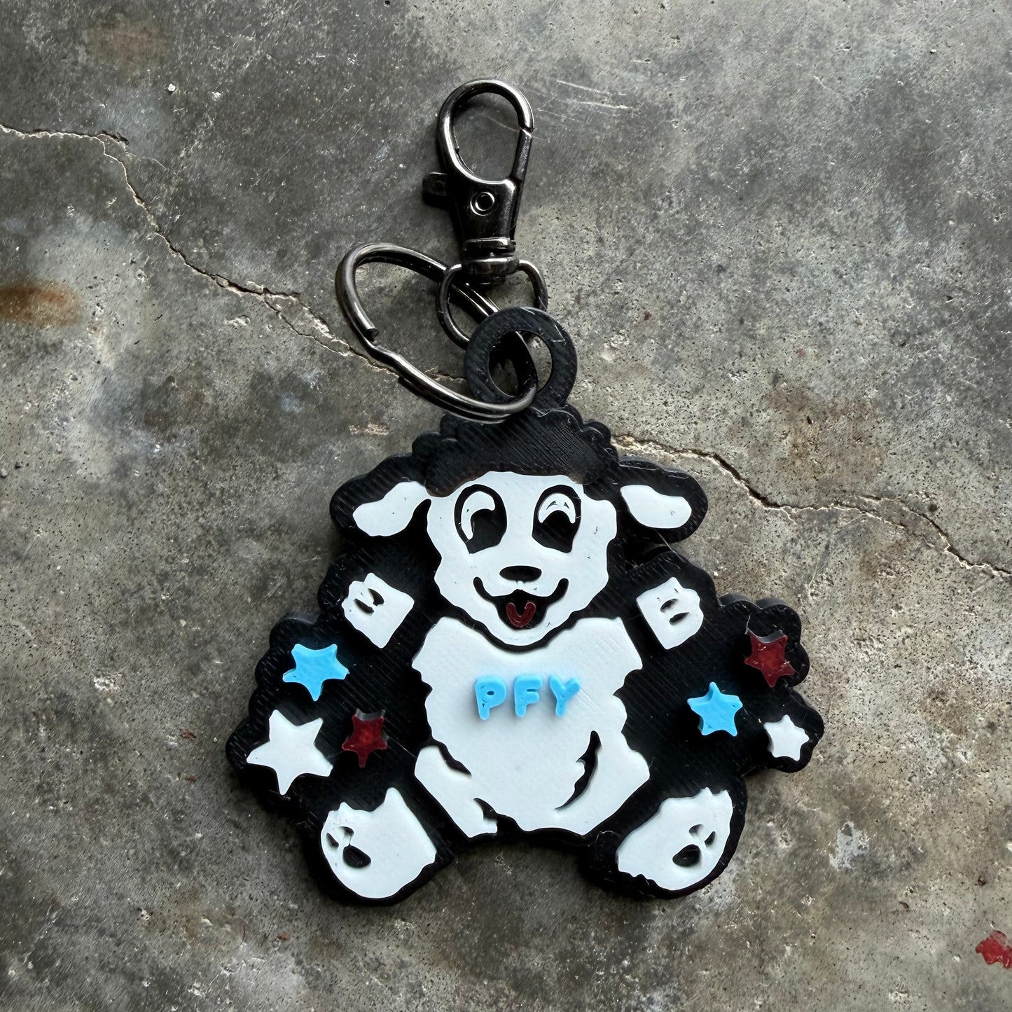 Leo The Sheep Keychain